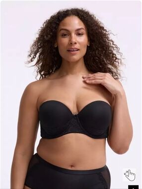 Torrid Strapless Push-Up Smooth Bra